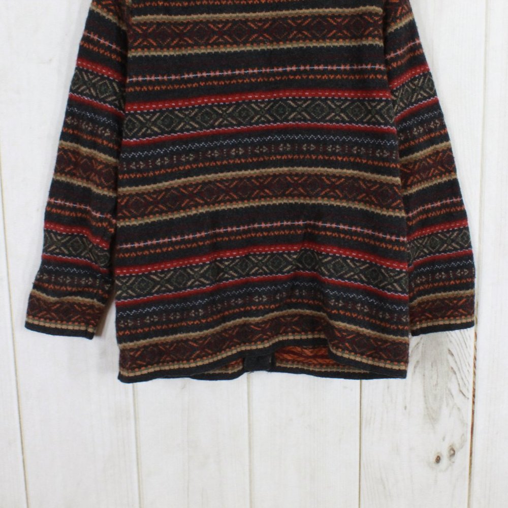 LL BEAN Multicolor Button Cardigan Sweater Size M - Picture 7 of 11